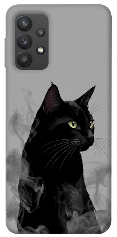 Чехол itsPrint Smoke cat для Samsung Galaxy A32 (A325F) 4G, животные, купить оптом с доставкой
