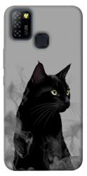 Чехол itsPrint Smoke cat для Infinix Hot 10 Lite