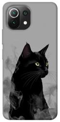Чехол itsPrint Smoke cat для Xiaomi Mi 11 Lite