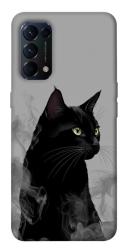 Чехол itsPrint Smoke cat для Oppo Reno 5 4G
