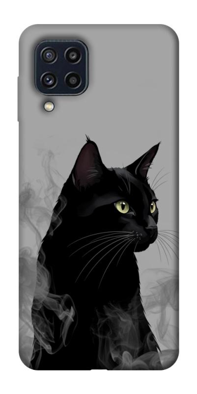Чехол itsPrint Smoke cat для Samsung Galaxy M32, животные, купить оптом с доставкой