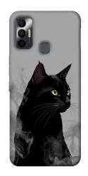Чехол itsPrint Smoke cat для TECNO Spark 7