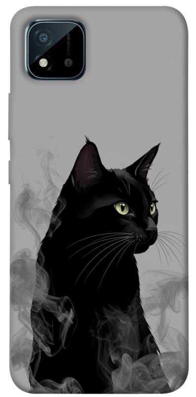 Чехол itsPrint Smoke cat для Realme C11 (2021), животные, купить оптом с доставкой