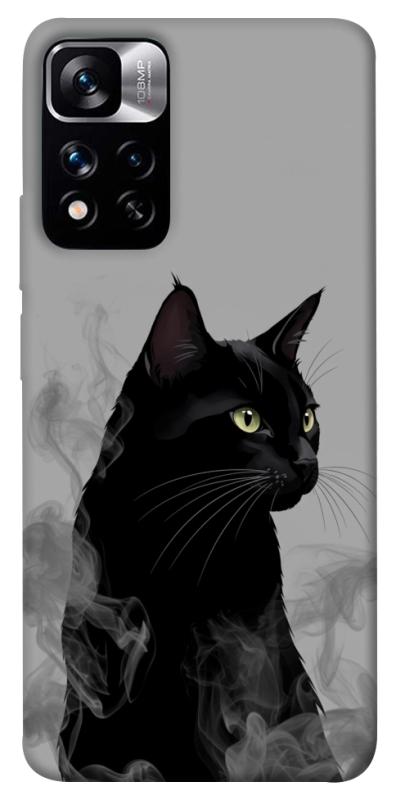 Чехол itsPrint Smoke cat для Xiaomi Poco M4 Pro 5G, животные, купить оптом с доставкой
