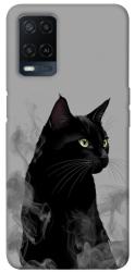 Чехол itsPrint Smoke cat для Oppo A16s / A16