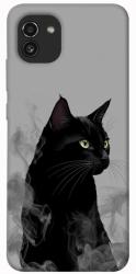 Чехол itsPrint Smoke cat для Samsung Galaxy A03