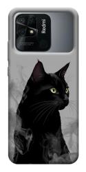 Чехол itsPrint Smoke cat для Xiaomi Redmi 10C
