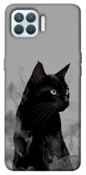 Чехол itsPrint Smoke cat для Oppo F17 Pro