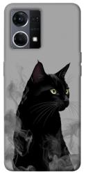 Чехол itsPrint Smoke cat для Oppo Reno 7 4G