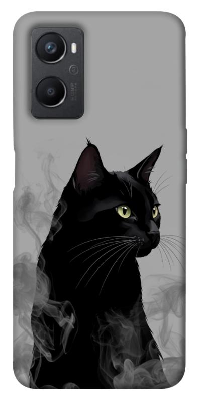 Чехол itsPrint Smoke cat для Oppo A96, животные, купить оптом с доставкой