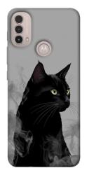 Чехол itsPrint Smoke cat для Motorola Moto E40