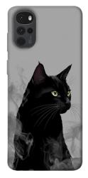 Чехол itsPrint Smoke cat для Motorola Moto G22