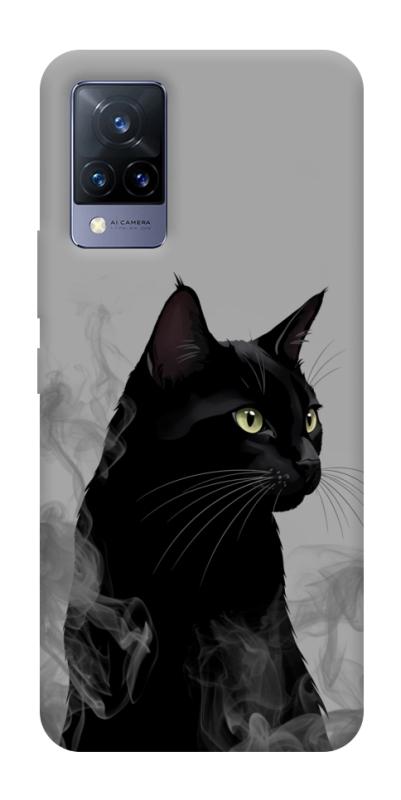 Чохол itsPrint Smoke cat для Vivo V21, тварини, купити оптом з доставкою