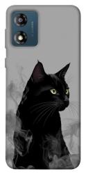 Чехол itsPrint Smoke cat для Motorola Moto E13