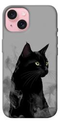 Чехол itsPrint Smoke cat для Apple iPhone 15 (6.1")