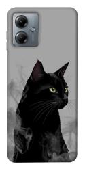 Чехол itsPrint Smoke cat для Motorola Moto G14