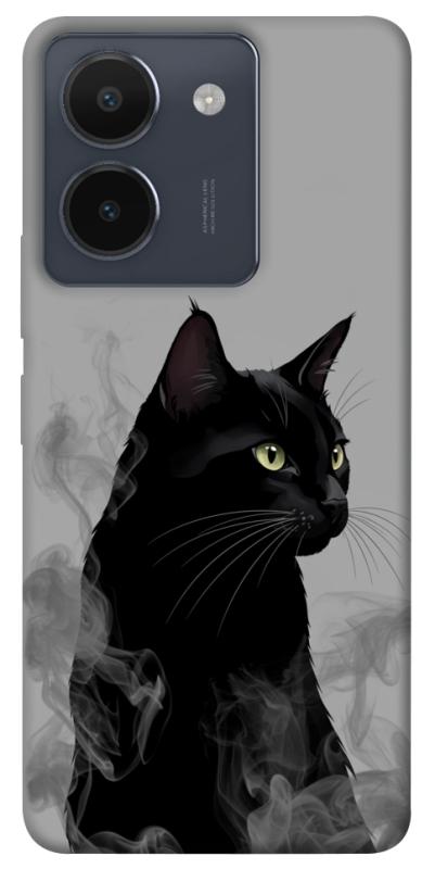 Чехол itsPrint Smoke cat для Vivo Y36, животные, купить оптом с доставкой