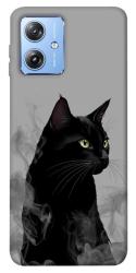 Чехол itsPrint Smoke cat для Motorola Moto G84