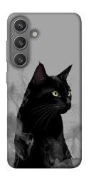 Чехол itsPrint Smoke cat для Samsung Galaxy S24