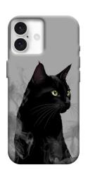 Чехол itsPrint Smoke cat для Apple iPhone 16 (6.1")