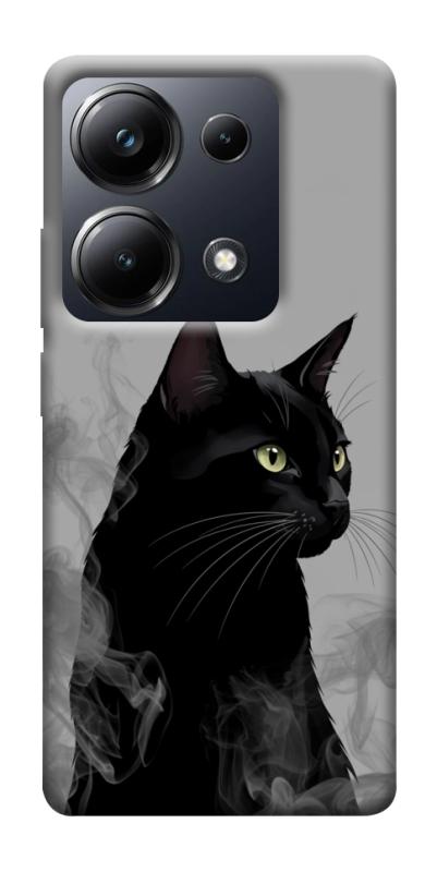 Чехол itsPrint Smoke cat для Xiaomi Redmi 13 4G / Poco M6 4G, животные, купить оптом с доставкой