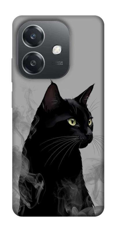 Чехол itsPrint Smoke cat для Oppo A3 4G, животные, купить оптом с доставкой