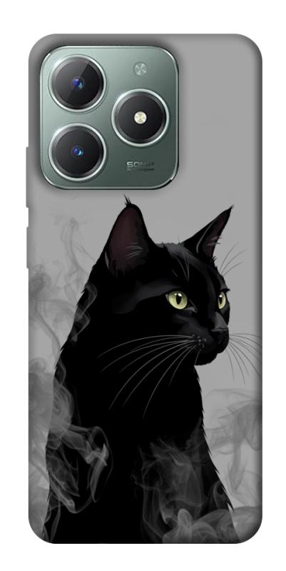 Чехол itsPrint Smoke cat для Realme C61 4G, животные, купить оптом с доставкой