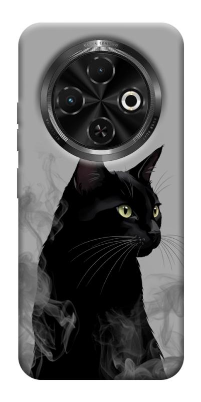 Чохол itsPrint Smoke cat для TECNO Spark 30C, тварини, купити оптом з доставкою