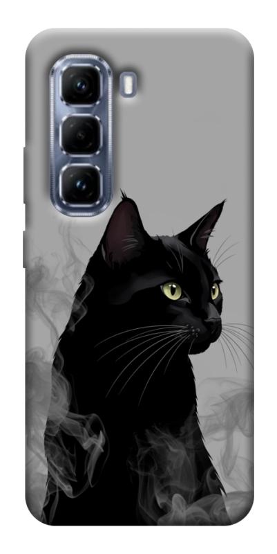 Чехол itsPrint Smoke cat для Infinix Hot 50 Pro, животные, купить оптом с доставкой