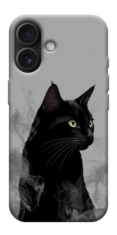 Чехол itsPrint Smoke cat для Apple iPhone 17 (6.3"), животные, купить оптом с доставкой