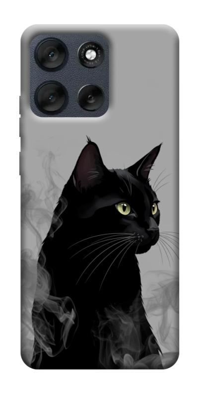 Чехол itsPrint Smoke cat для Motorola Moto G56 5G, животные, купить оптом с доставкой