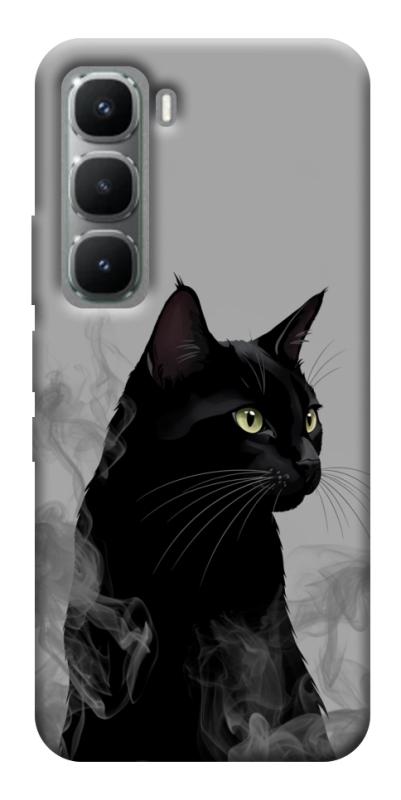 Чехол itsPrint Smoke cat для Infinix Hot 60 Pro+, животные, купить оптом с доставкой