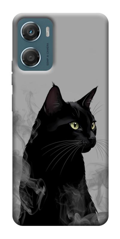 Чехол itsPrint Smoke cat для Motorola Moto G06, животные, купить оптом с доставкой