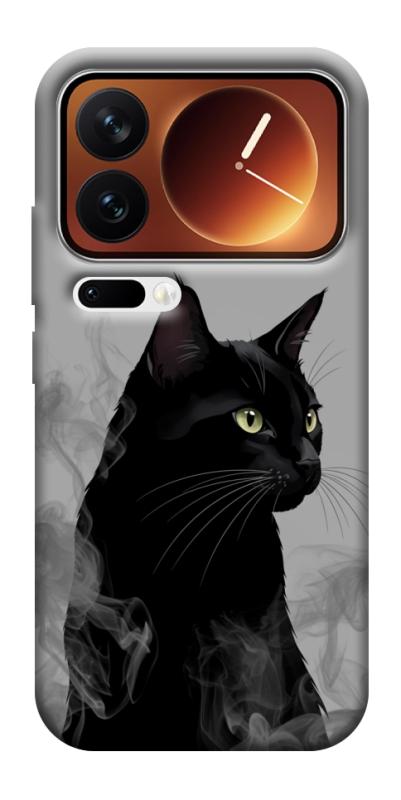 Чехол itsPrint Smoke cat для Xiaomi 17 Pro Max, животные, купить оптом с доставкой