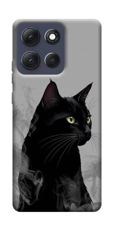 Чехол itsPrint Smoke cat для Motorola Moto G86 Power, животные, купить оптом с доставкой
