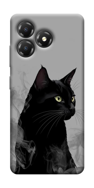 Чохол itsPrint Smoke cat для ZTE Blade A36, тварини, купити оптом з доставкою