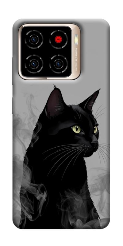 Чехол itsPrint Smoke cat для ZTE Blade A56, животные, купить оптом с доставкой