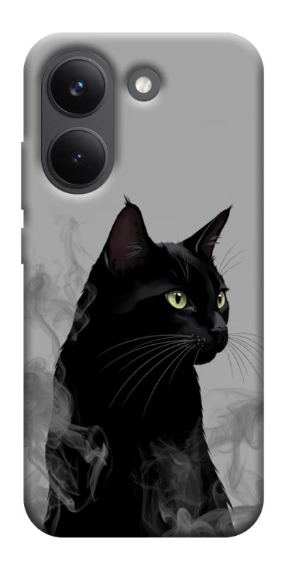 Чехол itsPrint Smoke cat для Xiaomi Poco X8 Pro, животные, купить оптом с доставкой