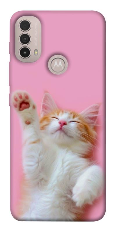 Чохол itsPrint Сat chill для Motorola Moto E40, котики, купити оптом з доставкою