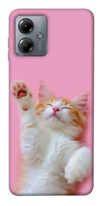 Чохол itsPrint Сat chill для Motorola Moto G14, котики, купити оптом з доставкою