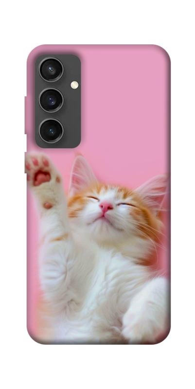 Чехол itsPrint Сat chill для Samsung Galaxy S24 FE, котики, купить оптом с доставкой