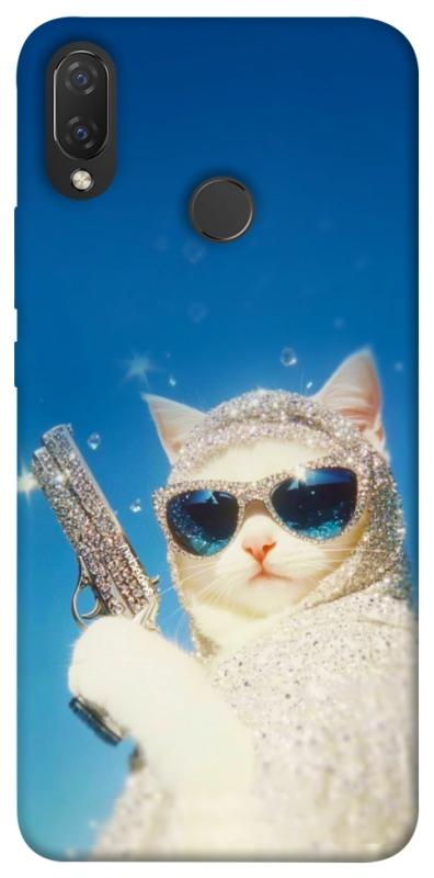 Чехол itsPrint Diamond kitty для Huawei P Smart+ (nova 3i), животные, купить оптом с доставкой