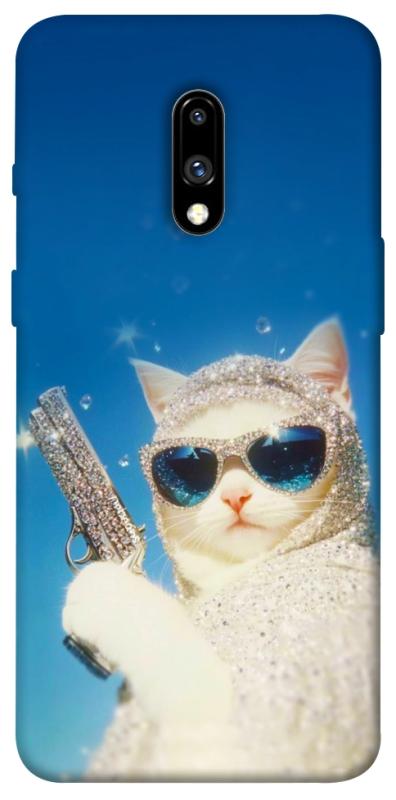Чехол itsPrint Diamond kitty для OnePlus 7, животные, купить оптом с доставкой