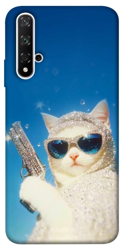 Чехол itsPrint Diamond kitty для Huawei Honor 20 / Nova 5T, животные, купить оптом с доставкой