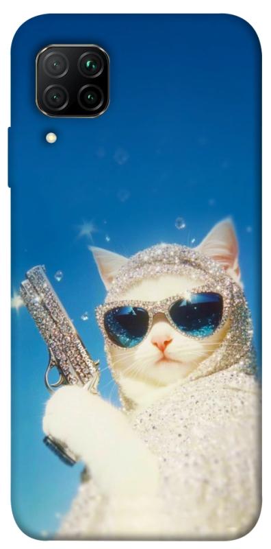 Чехол itsPrint Diamond kitty для Huawei P40 Lite, животные, купить оптом с доставкой