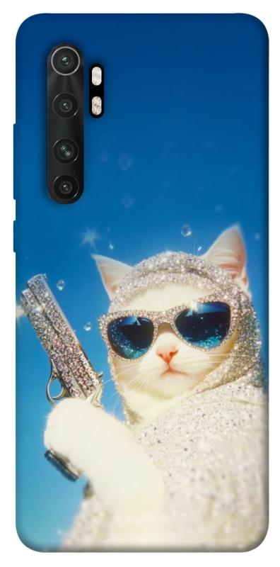 Чехол itsPrint Diamond kitty для Xiaomi Mi Note 10 Lite, животные, купить оптом с доставкой