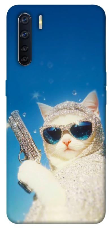 Чехол itsPrint Diamond kitty для Oppo A91, животные, купить оптом с доставкой