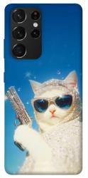 Чохол itsPrint Diamond kitty для Samsung Galaxy S21 Ultra