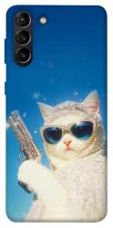 Чохол itsPrint Diamond kitty для Samsung Galaxy S21+