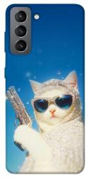 Чохол itsPrint Diamond kitty для Samsung Galaxy S21 FE